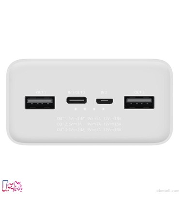 پاوربانک شیائومی مدل Mi PB3018ZM ظرفیت 30000 میلی آمپر ساعت