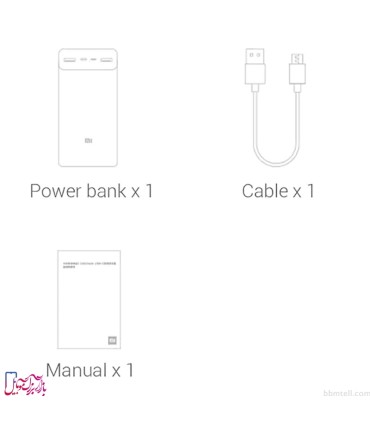 پاوربانک شیائومی مدل Mi PB3018ZM ظرفیت 30000 میلی آمپر ساعت