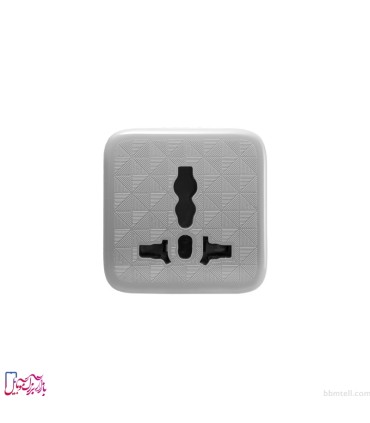 تبدیل شارژر دیواری سه به دو هادرون مدل P103 تایمر دار با گارانتی 36 ماهه