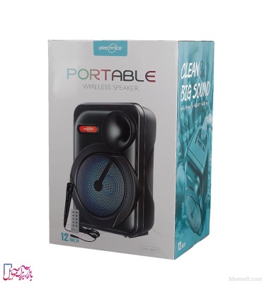 اسپیکر بلوتوثی قابل حمل Greatnice مدل GTS-1877