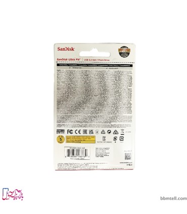 فلش مموری سن دیسک مدل Ultra Fit USB 3.2 Gen 1 ظرفیت 64 گیگابایت