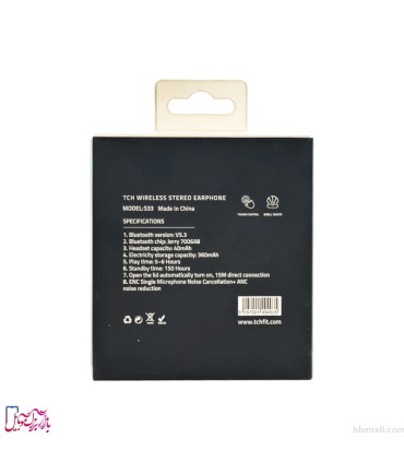 هندزفری بلوتوثی تی سی اچ مدل TCH S33 ENC+ANC