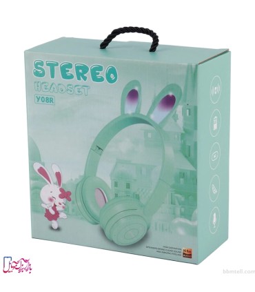 هدست بلوتوثی cat مدل Stereo Headset Y08R