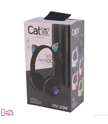 هدفون بلوتوثی Cat ear Headphones مدل VIV-23M