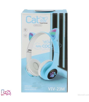 هدفون بلوتوثی Cat ear Headphones مدل VIV-23M
