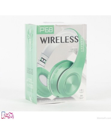هدفون بلوتوثی مدل P68 Wireless Headset