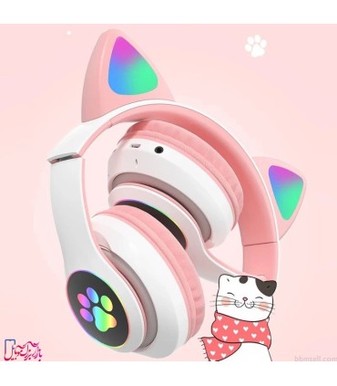 هدفون بلوتوثی Cat Ear مدل B39M