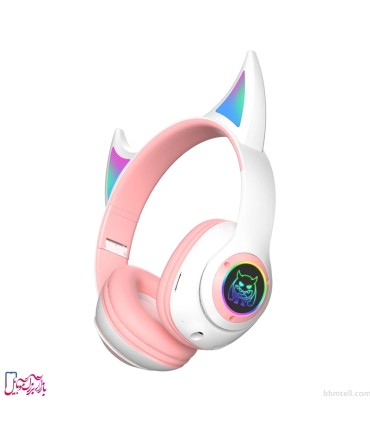 هدفون بلوتوثی طرح گربه ای مدل STN-25