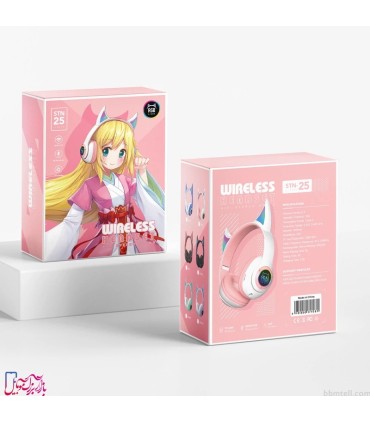 هدفون بلوتوثی طرح گربه ای مدل STN-25