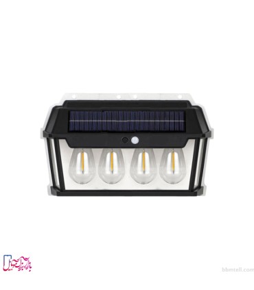 چراغ دیواری خورشیدی سنسوردار مدل HW 999-4W