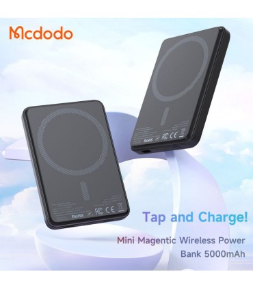پاوربانک بی سیم مک‌دودو مدل MC-395 ظرفیت 5000 میلی آمپرساعت