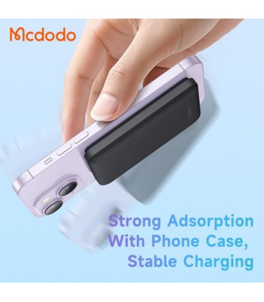 پاوربانک بی سیم مک‌دودو مدل MC-395 ظرفیت 5000 میلی آمپرساعت