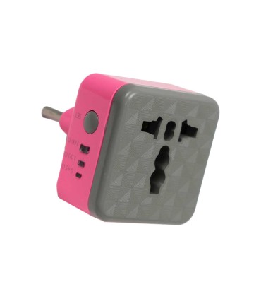 تبدیل شارژر دیواری سه‌به‌دو آیبک مدل M120 تایمردار با گارانتی ۳۶ ماهه