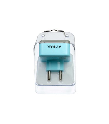 تبدیل شارژر دیواری سه‌به‌دو آیبک مدل M120 تایمردار با گارانتی ۳۶ ماهه