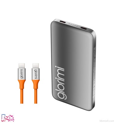 پاوربانک GloriMi مدل FitCore ظرفیت 10000 میلی آمپرساعت