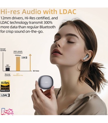 هندزفری بلوتوثی QCY مدل MeloBuds Pro HT08