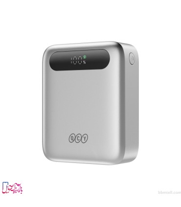 پاوربانک کیو سی وای مدل QCY PB10D با ظرفیت ۱۰۰۰۰ میلی‌آمپر و شارژ سریع ۲۲.۵ وات