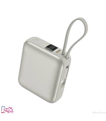 پاوربانک کیو سی وای مدل QCY PB10C با ظرفیت ۱۰۰۰۰ میلی‌آمپر و شارژ سریع ۳۵ وات