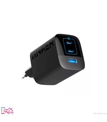 شارژر دیواری انکر مدل 336 (A2674) توان ۶۷ وات و سه پورت (دوپین)