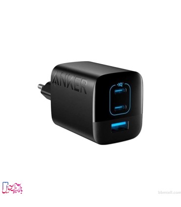 شارژر دیواری انکر مدل 336 (A2674) توان ۶۷ وات و سه پورت (دوپین)