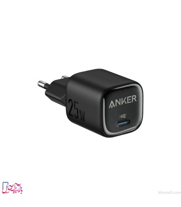 شارژر دیواری انکر مدل (A2656) توان ۲۵ وات و پورت USB-C (دوپین)