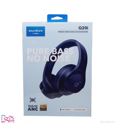 هدفون بی‌سیم انکر SoundCore Q20i با حذف نویز فعال و ۶۰ ساعت باتری