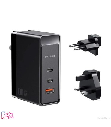 شارژر دیواری مک‌دودو مدل CH-810 با توان ۱۰۰ وات و سه پورت خروجی