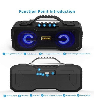 اسپیکر بلوتوثی قابل حمل کیمیسو مدل Km-301