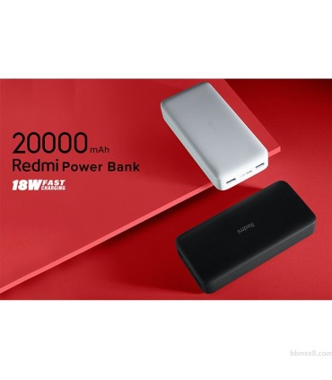 پاوربانک شیائومی مدل Redmi PB200LZM ظرفیت 20000 میلی آمپر ساعت اصلی