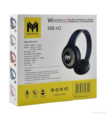 هدفون بلوتوثی مویان مدل MB-H2