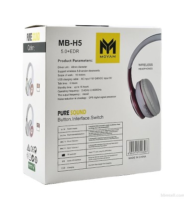 هدفون بلوتوثی مویان مدل MB-H5