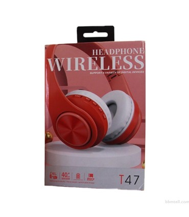 هدفون بلوتوثی مدل Wireless Headphones T47