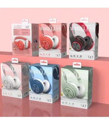 هدفون بلوتوثی مدل Wireless Headphones T47