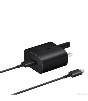 شارژر دیواری 25 وات سامسونگ مدل EP-TA800 به همراه کابل USB-C به USB-C اصلی