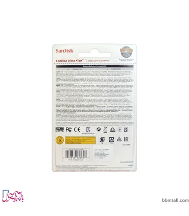 فلش مموری سن دیسک مدل Ultra Flair USB 3.0 ظرفیت 32 گیگابایت
